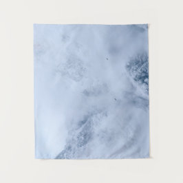 ラヴェンス、雪の山と雲 タペストリー