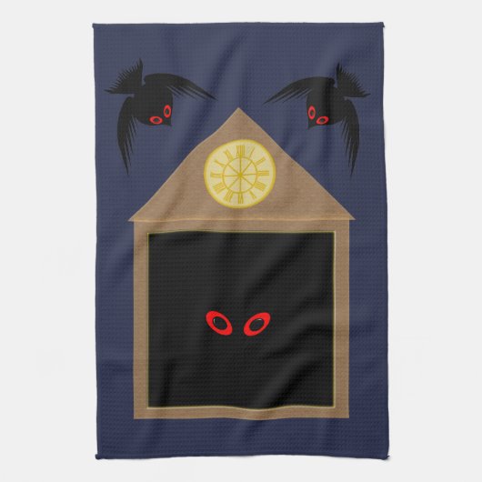 ラヴェンズの不親切なハロウィーン キッチンタオル (縦)