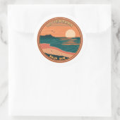 ラヴェンタナバハカリフォルニアメキシコトラベル ラウンドシール (バッグ)