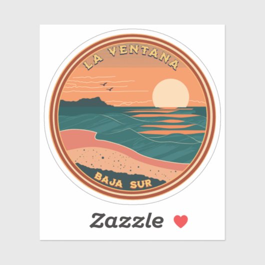 ラヴェンタナバハカリフォルニアメキシコRV旅行 シール (シート)