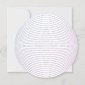 ラヴェンドラサークル結婚式招待状 招待状 (裏面)