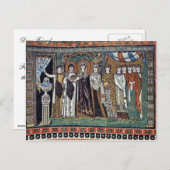 ラヴェンナのサン・ヴィターレ教会の祭壇画（最高品質）マイスター・フォンによって制作された ポストカード (正面/裏面)