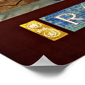 ラヴェンナイタリアヴィンテージトラベル ポスター (角)