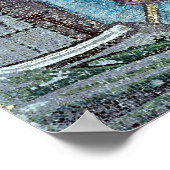 ラヴェンナ港に入港する船3隻 ポスター (角)