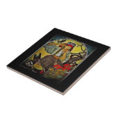 ラヴェンモラヴィア先生合唱団の少女 タイル (側面)