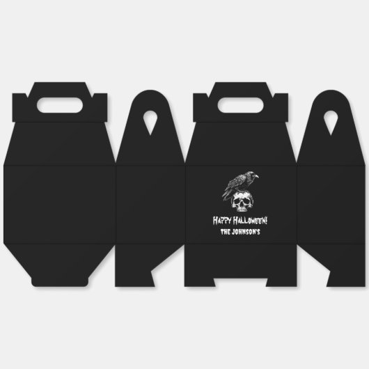 ラヴェン不気味スカルハロウィーンの特典ボックス フェイバーボックス (見開き)