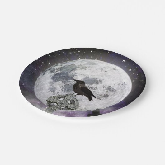 ラヴェン不気味大人ハローウィンパーティ紙プレート ペーパープレート (アングル)