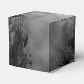 ラヴェン幽霊のよく出るズパーティーの好意ボックスとハロウィーンスカイ フェイバーボックス (裏面サイド)