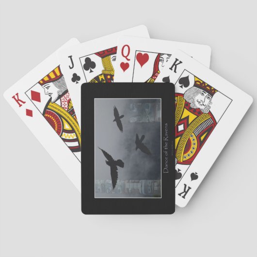 ラヴェン飛んでいるズ&トーテムポールハイダパック トランプ (裏面)