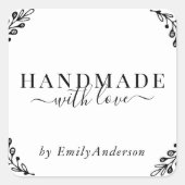 ラヴエレガントィビジネス製品で手作りローレル スクエアシール (正面)