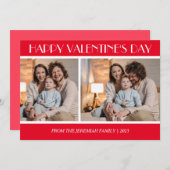 ラヴエレガントハッピーバレンタインデーファミリー2写真 シーズンカード (正面/裏面)