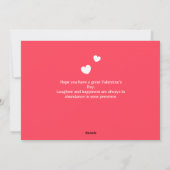 ラヴエレガントハッピーバレンタインデーファミリー2写真 シーズンカード (裏面)