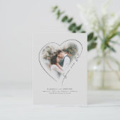 ラヴエレガントハートミニマル写真を保存 案内ポストカード (スタンド正面)