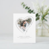 ラヴエレガントハートミニマル写真を保存 案内ポストカード (スタンド正面)