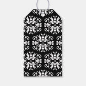 ラヴエレガントブラック書結婚道のモノグラム ギフトタグ (裏面)