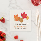 ラヴエレガント秋紅葉結婚ズ 縁ありカクテルナプキン (インサイチュ)