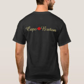 ラヴカスタマイズカナダケープブレトンノバスコシア Tシャツ (裏面)