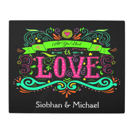 ラヴカスタマイズメタルウォールアート メタルプリント