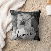 ラヴカスタムィー白黒写真 クッション (ブランケット)