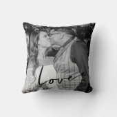 ラヴカスタムィー白黒写真 クッション (裏面)