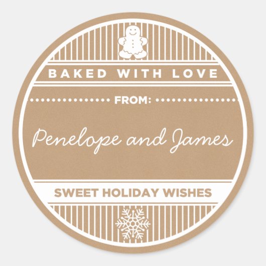 ラヴカスタム焼いたィステッカー付き ラウンドシール (正面)