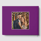 ラヴカラフルパープルの結婚ゲストブックにドラゴンズ ゲストブック (裏面)