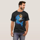 ラヴクラフト風サメのモンスター Tシャツ (正面フル)