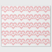 ラヴクールィックピンク ラッピングペーパー (フラット)