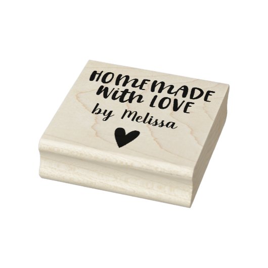 ラヴシンプルウスタイリッシュウッドアートスタンプ付き自家製 ラバースタンプ (スタンプ)