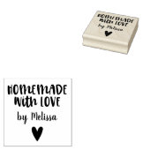 ラヴシンプルウスタイリッシュウッドアートスタンプ付き自家製 ラバースタンプ (押印)