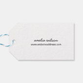 ラヴシンプルスタイリッシュク素朴クラフトで手作り ギフトタグ (裏面横)