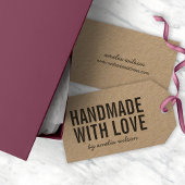 ラヴシンプルスタイリッシュク素朴クラフトで手作り ギフトタグ