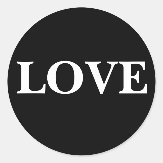 ラヴスタイリッシュ招待状シール ラウンドシール (正面)