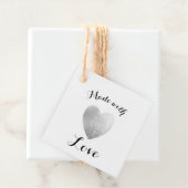 ラヴハートスタンプフェイクシルバー箔 フェイバータグ (インサイチュ)