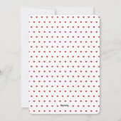 ラヴハートフォトバレンティーンズデイホリデーカード シーズンカード (裏面)