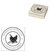 ラヴハート編み糸クラフトで手作り ラバースタンプ (押印)