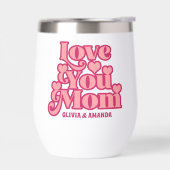 ラヴパーソナライズされたィユー母名前をカスタムする母の日 (左面)