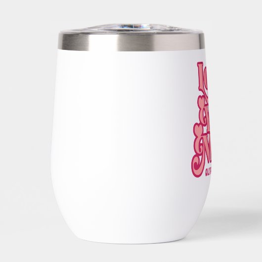 ラヴパーソナライズされたィユー母名前をカスタムする母の日 (正面)