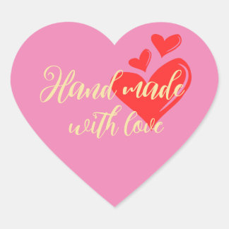 ラヴパーソナライズされたィー製ハンド文字 ハートシール