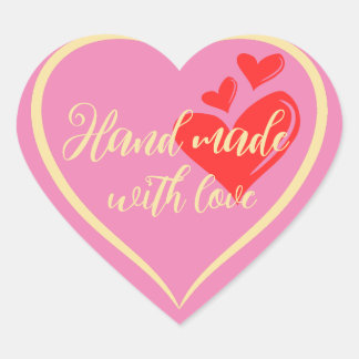 ラヴパーソナライズされたィー製ハンド文字 ハートシール