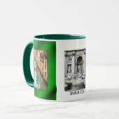 ラヴパーソナライズされたイタリア国旗の写真マグカップ マグカップ (正面左)