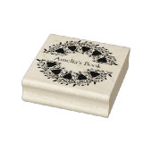 ラヴパーソナライズされたハート蔵書票ゴム印 ラバースタンプ (スタンプ)