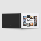 ラヴパーソナライズされたフォト結婚ズ ゲストブック (全面)