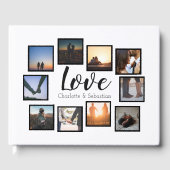 ラヴパーソナライズされたフォト結婚ズ ゲストブック (正面)