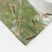 ラヴパーソナライズされたポー、プリント犬の恋人の写真 フリースブランケット (角)