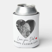 ラヴパーソナライズされたユーパパ写真 | 父の日贈り物 缶クーラー (缶正面)