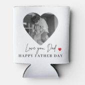 ラヴパーソナライズされたユーパパ写真 | 父の日贈り物 缶クーラー (正面)