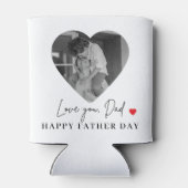 ラヴパーソナライズされたユーパパ写真 | 父の日贈り物 缶クーラー (裏面)