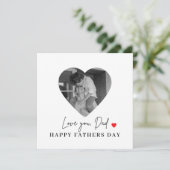 ラヴパーソナライズされたユーパパ写真 | 父の日 (スタンド正面)