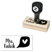 ラヴパーソナライズされた先生スタンプ ラバースタンプ (押印)